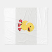 Happy Easter Fleece Deken (Voorkant (Horizontaal))