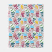 Happy Easter Fleece Deken (Voorkant)
