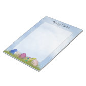 Happy Easter - Floral Photography Easter Eggs Notitieblok (Schuin)