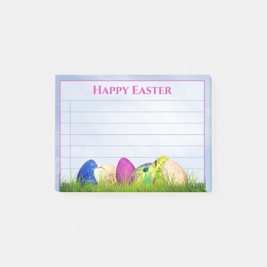 Happy Easter - Floral Photography Easter Eggs Post Post-it® Notes (Voorkant)