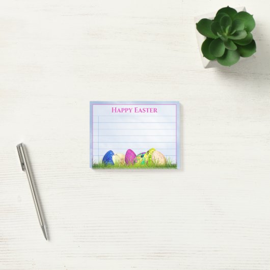 Happy Easter - Floral Photography Easter Eggs Post Post-it® Notes (Kantoor)