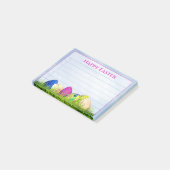 Happy Easter - Floral Photography Easter Eggs Post Post-it® Notes (Schuin)