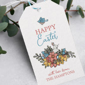 Happy Easter Floral Springtime Cadeaulabel