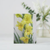 Happy Easter Flowers Briefkaart (Staand voorkant)