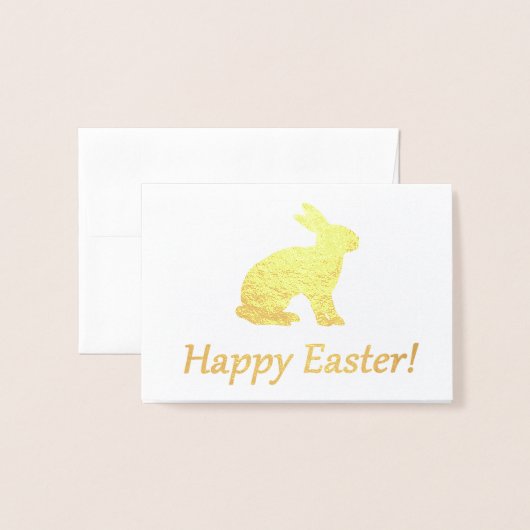 Happy Easter Folie Kaarten (Voorkant met envelop)