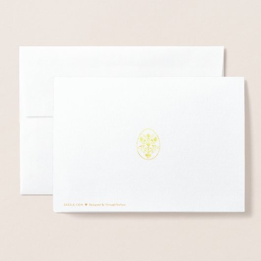 Happy Easter Folie Kaarten (Met envelop)