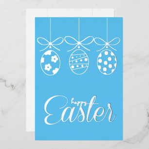 Happy Easter Folie Luxury Decoration Stijlvol Uitnodiging