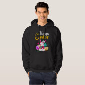Happy Easter for Girls and Women Easter Hoodie (Voorkant volledig)