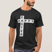 Happy Easter for  of Crosswords Puzzles Him Her T-shirt (Voorkant)