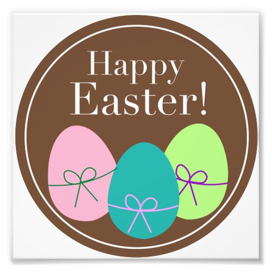Happy Easter Foto Afdruk (Voorkant)