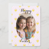 Happy Easter foto gepersonaliseerd Feestdagenkaart (Voorkant)