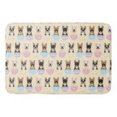 Happy Easter French Bulldog Pattern Badmat (Voorkant)