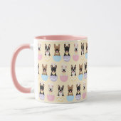 Happy Easter French Bulldog Pattern Mok (Links)