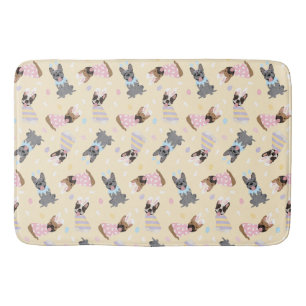 Happy Easter French Bulldogs Badmat