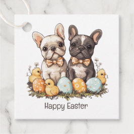 Happy Easter French Bulldogs Bedankjes Labels