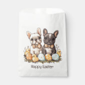 Happy Easter French Bulldogs Bedankzakje (Voorkant)