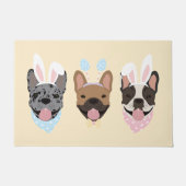 Happy Easter French Bulldogs Deurmat (Voorkant)