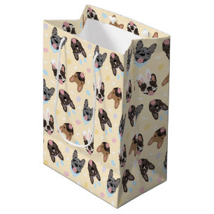 Happy Easter French Bulldogs Medium Cadeauzakje