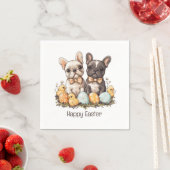 Happy Easter French Bulldogs Servet (Insitu)