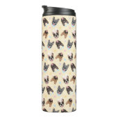 Happy Easter French Bulldogs Thermosbeker (Geroteerd rechts)