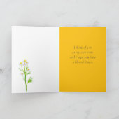 Happy Easter Friend als een moeder voor mij Bloeme Kaart (Binnen)