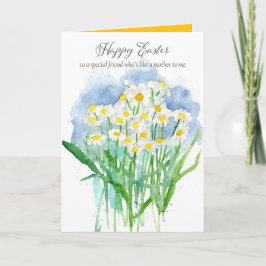 Happy Easter Friend als een moeder voor mij Bloeme Kaart