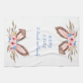 Happy Easter Friends en Family Bunny Ears Kitche Theedoek (Horizontaal)