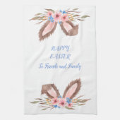 Happy Easter Friends en Family Bunny Ears Kitche Theedoek (Verticaal)
