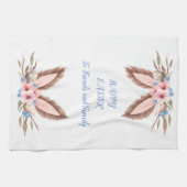 Happy Easter Friends en Family Bunny Ears Theedoek (Horizontaal)