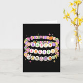 Happy Easter Friendship Armband Easter Bunny Egg Kaart (Gele Bloem)