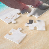 Happy Easter from Florida Beach with Easter Bunny Legpuzzel (Zijkant)