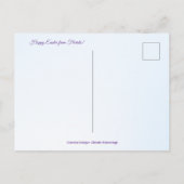 Happy Easter from Florida Pastel Eggs and Bunny Feestdagenkaart (Achterkant)