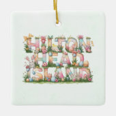 Happy Easter from Hilton Head Island Keramisch Ornament (Voorkant)