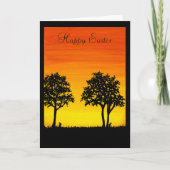 Happy Easter From Our Neck Of The Bossen beroemd g Feestdagen Kaart (Voorkant)