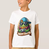 Happy Easter from the Dino Gamer T-shirt (Voorkant)