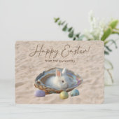 Happy Easter from the Lowcountry Oyster Shell Feestdagenkaart (Staand voorkant)