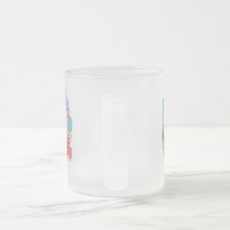 Happy Easter frosted glass mug Matglas Koffiemok