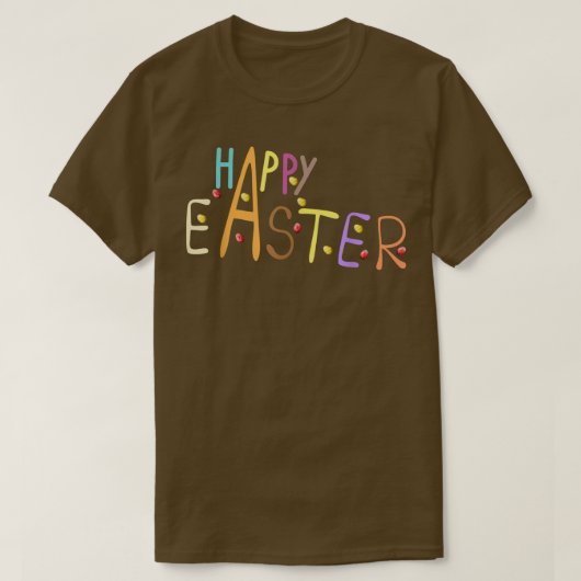 Happy Easter, Funny Bunny Ears, Funny Rabbit T-shirt (Design voorkant)