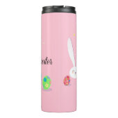 Happy Easter Funny Bunny Thermosbeker (Achterkant)