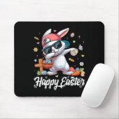 Happy Easter Funny Dabbing Bunny Konijn Paasdag Muismat (Met muis)