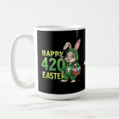 Happy Easter Funny Easter Bunny Design Wietliefheb Koffiemok (Links)
