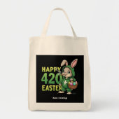 Happy Easter Funny Easter Bunny Design Wietliefheb Tote Bag (Voorkant)