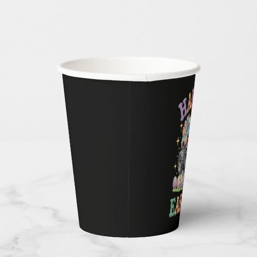 Happy Easter Funny Monster Truck Crush Eggs Papieren Bekers (Rechts)