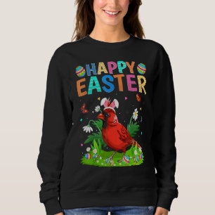 Happy Easter Funny Northern Kardinaal Bird Easter Trui