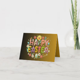Happy Easter Funny Wenskaart Kaart