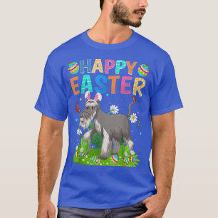 Happy Easter Funny Wire for Terrier Dog Paassund T-shirt