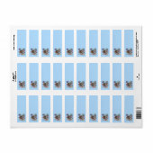 Happy Easter Fuzzy & Feather Friends Etiket (Full Sheet)