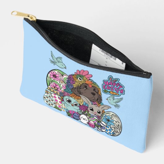 Happy Easter Fuzzy & Feather Friends Etui (Open)