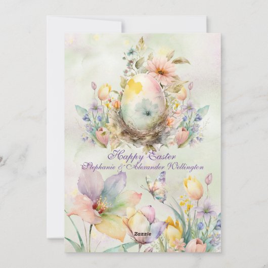 Happy Easter-geavanceerde Kaart (Achterkant)