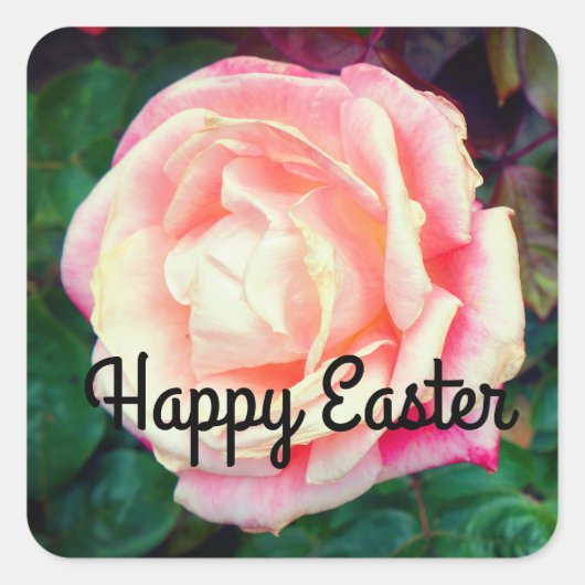 Happy Easter Gemini Roos #1 Sticker (Voorkant)